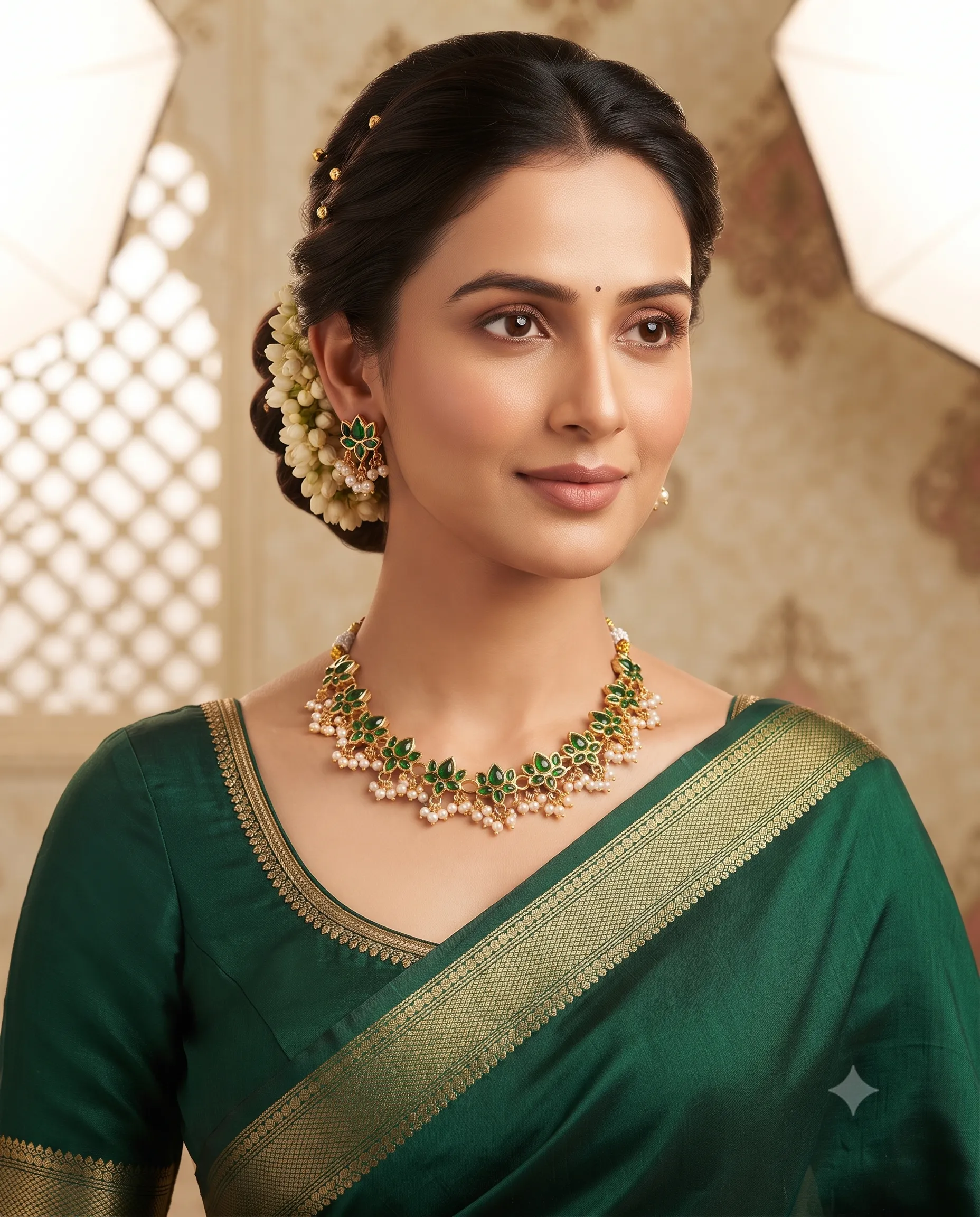 green lotus pearl necklace set1 green lotus pearl necklace set1