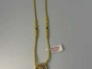 Traditional 18 inch Maharashtrian Micro Gold Plated Mangalsutra by LuxeAlankar